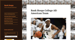 Desktop Screenshot of bankhoops.com